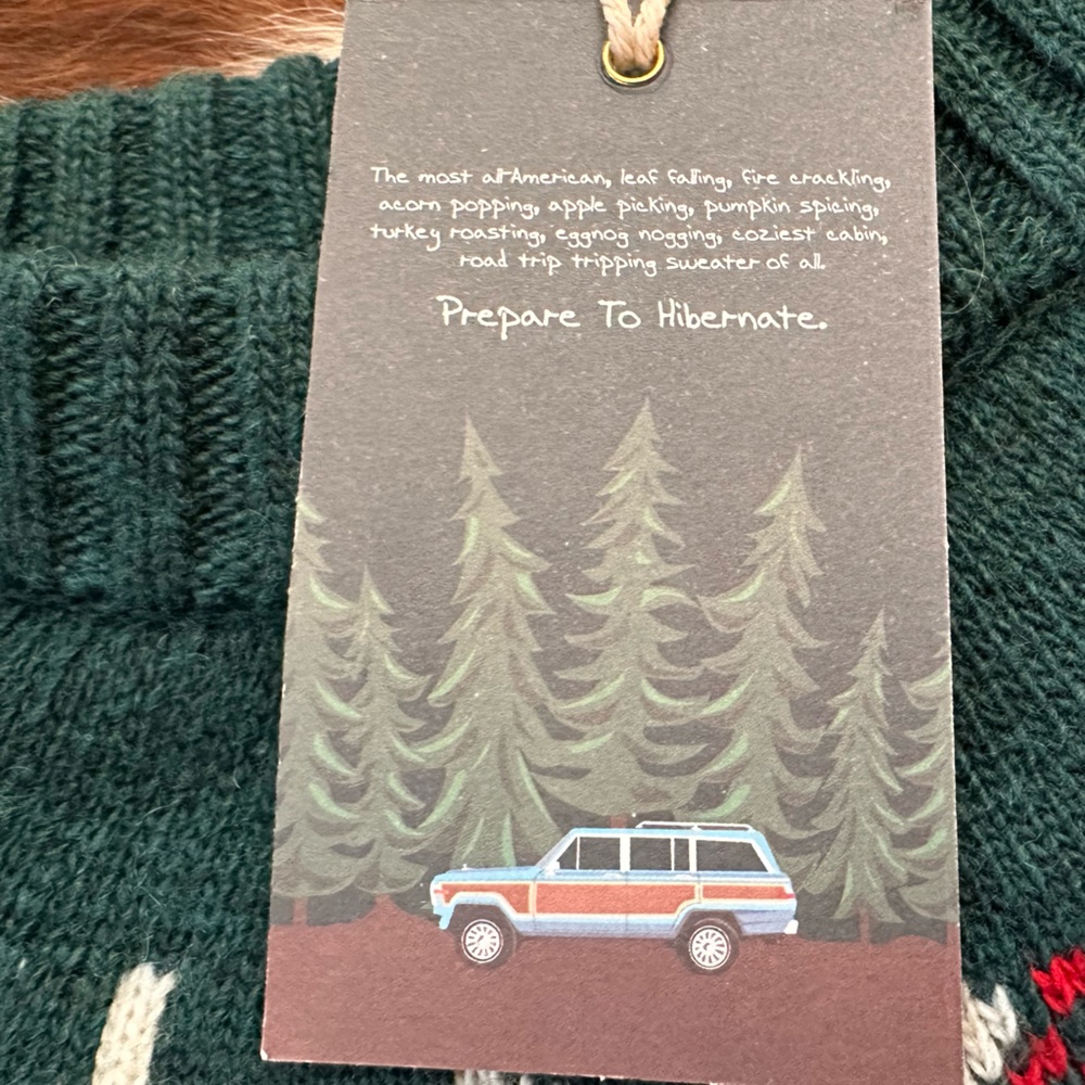 NWT KIEL JAMES PATRICK GRISWOLD COZY CABIN SWEATER | sz L - Picture 7 of 12